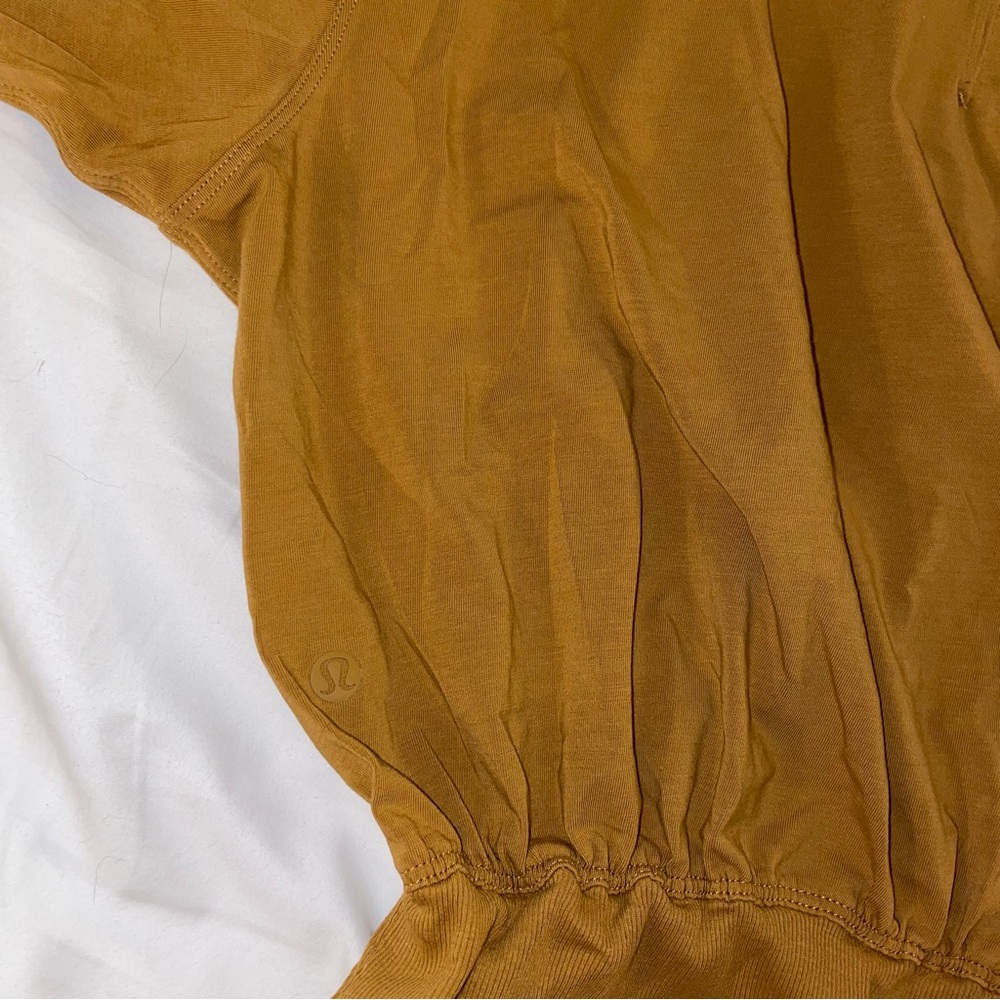 Lululemon LA Relaxed Fit Ribbed Waist Shirt Spiced Bronze 12 - Picture 6 of 8